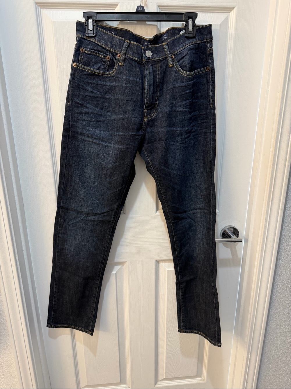 Lucky Brand Men's Slim Straight Dark Indigo Jeans